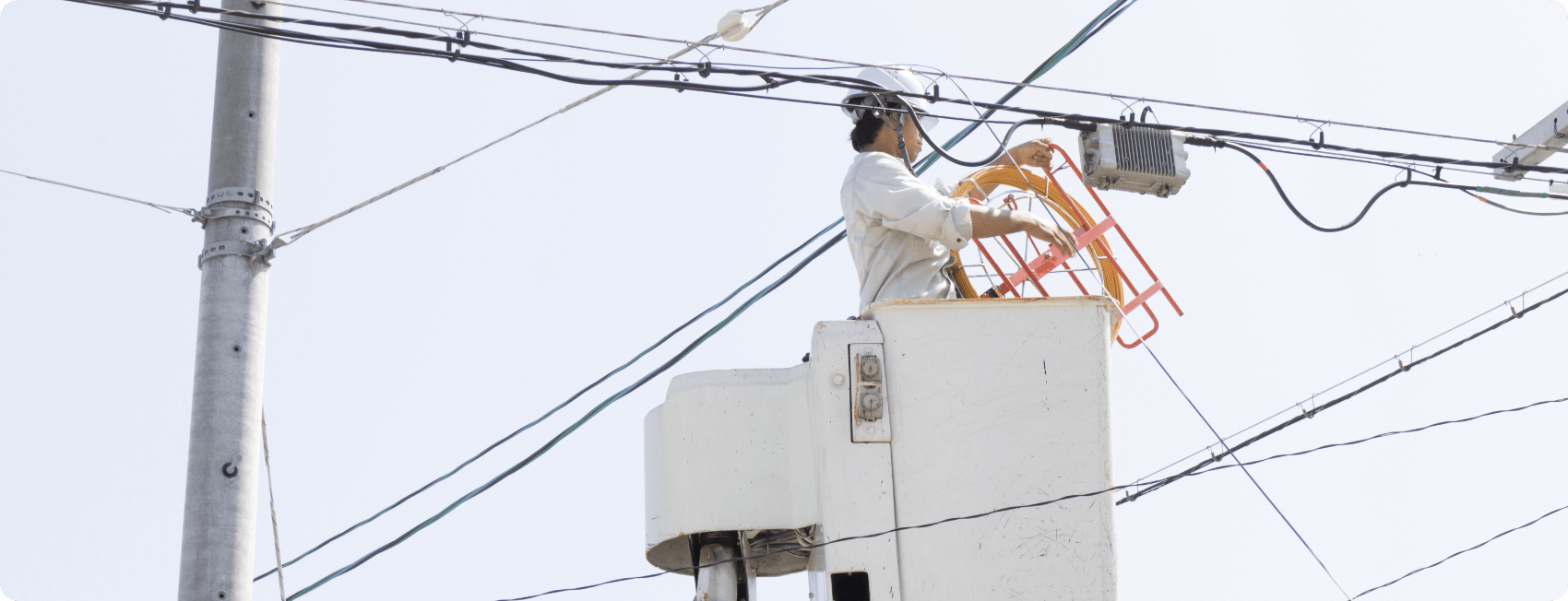 画像：設置工事