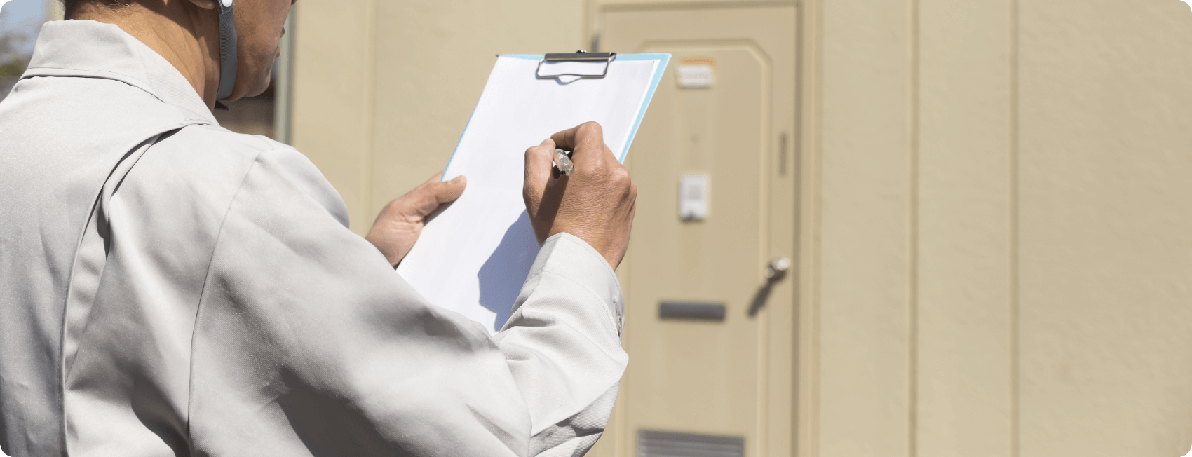 画像：設置完了確認