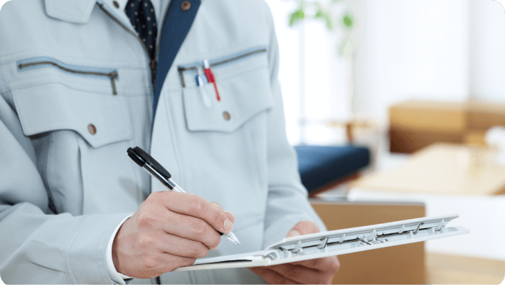 画像：完工確認